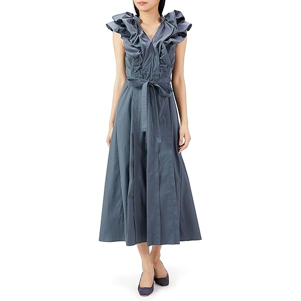 スナイデル ボレロレイヤードコットンワンピス　BLU SNIDEL（スナイデル）の「ボレロレイヤードコットンワンピース